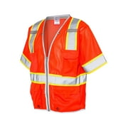 Premium Brilliant Series Heavy Duty Class 3 Vest 4XL Fluorescent Red (1750)